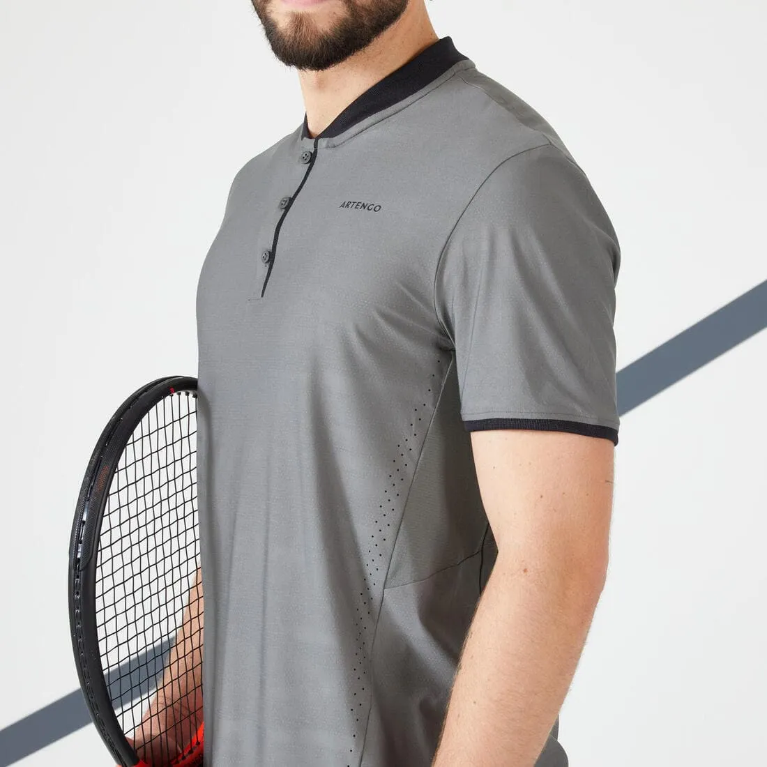 T-shirt tennis manches courtes Homme - ARTENGO DRY 