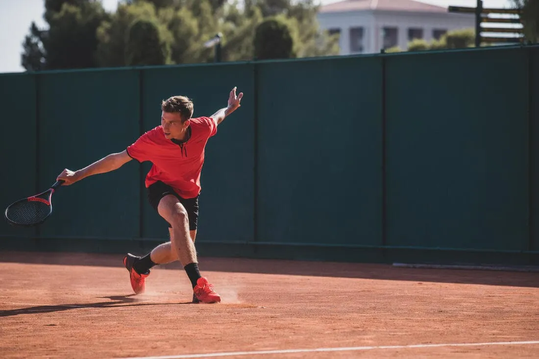 T-shirt tennis manches courtes Homme - ARTENGO DRY 