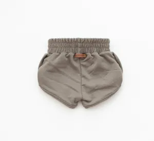 Taupe Organic Track Shorts