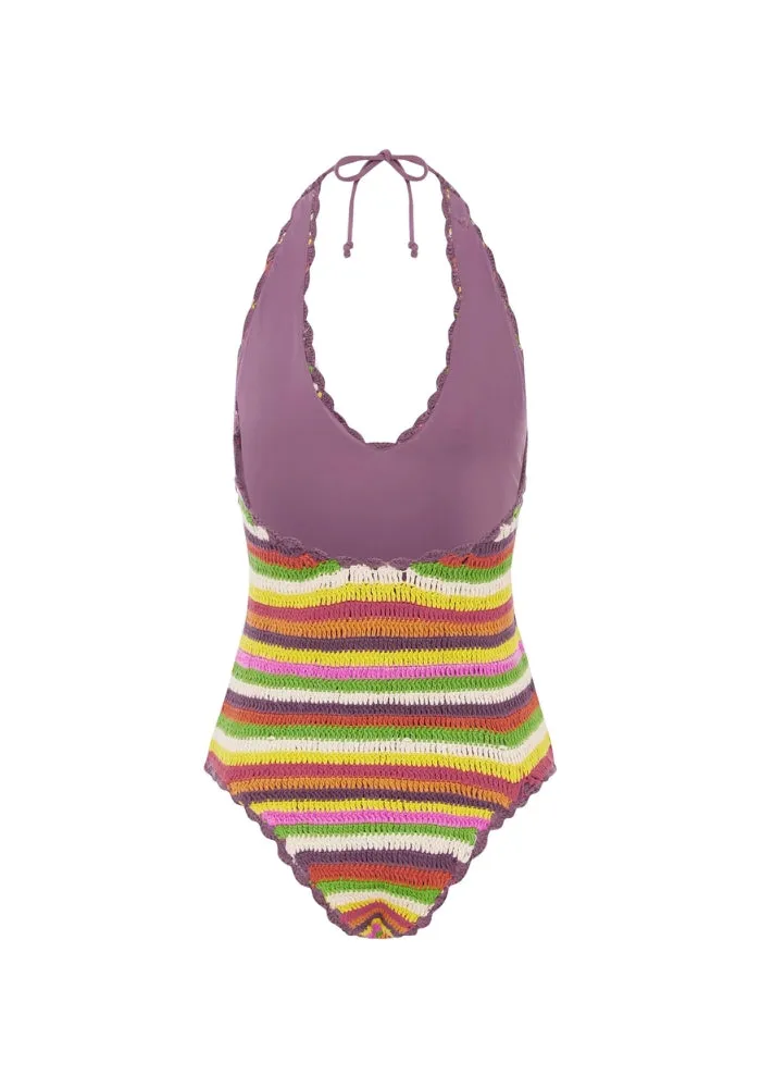 The Crochet Vee One Piece - Tulum