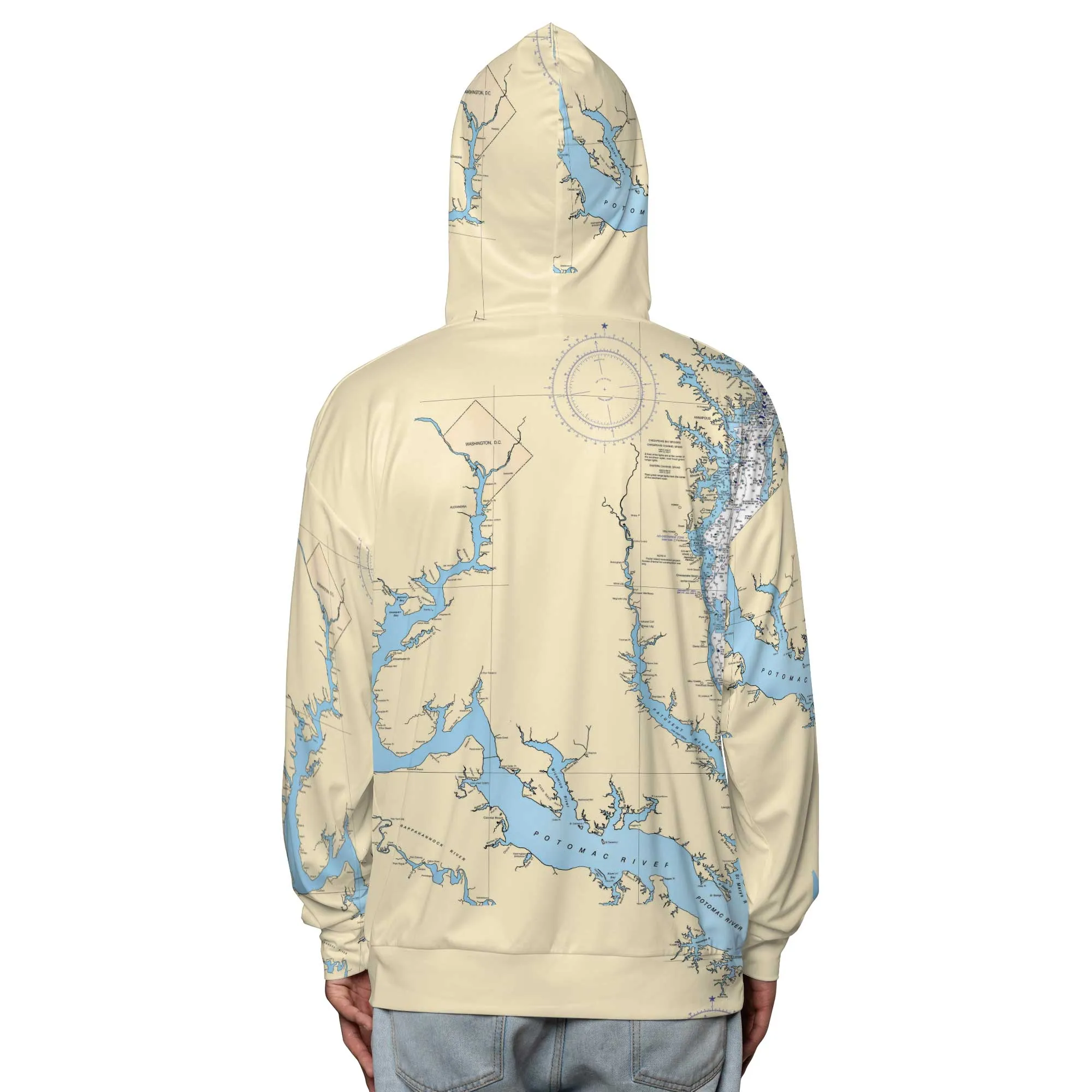 The Potomac River Hooded Performance Sports Shirt