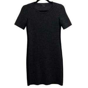 Theory Nellia Noble Wool Houndstooth Printed Dress