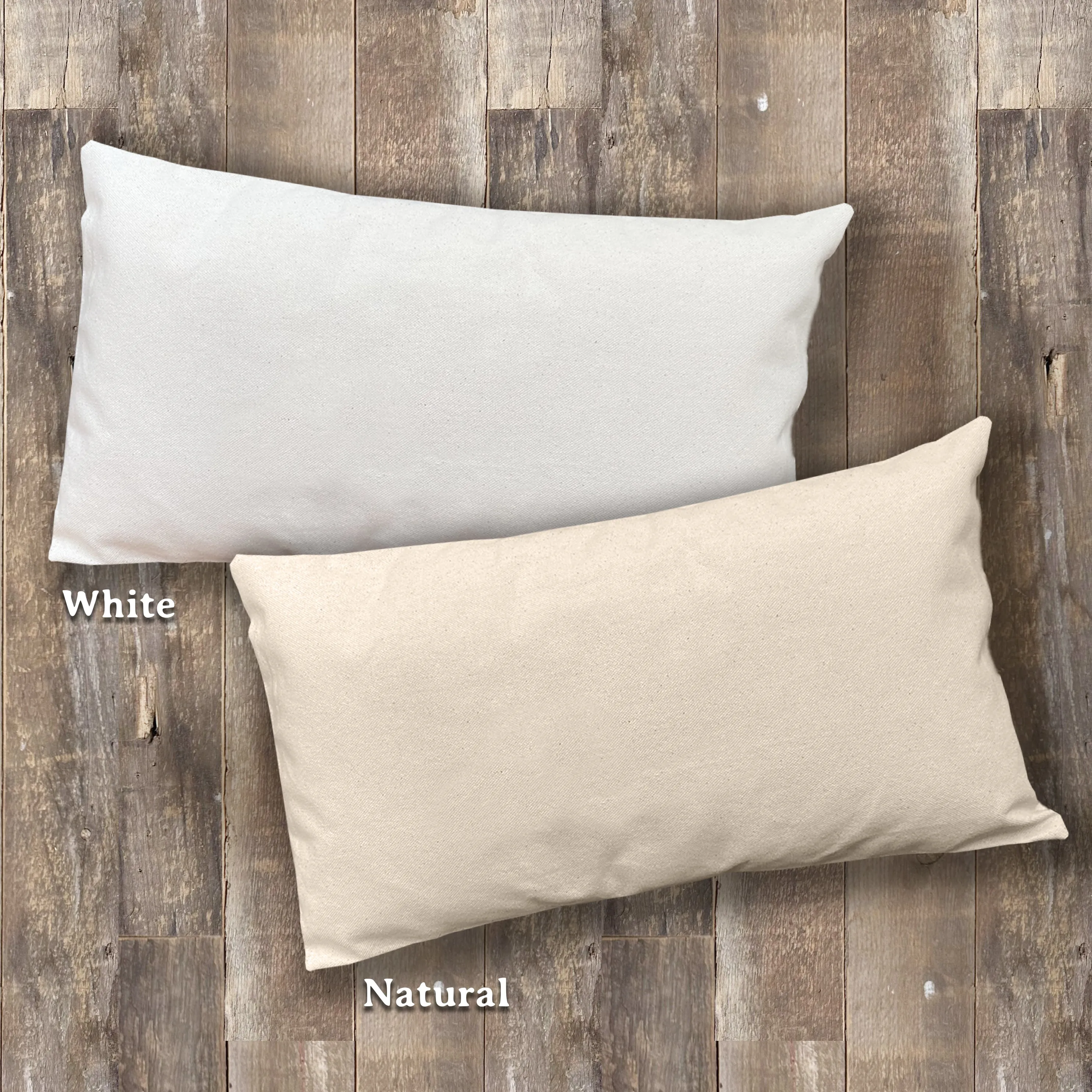 Three Adirondack Chairs - Rectangular Canvas Pillow