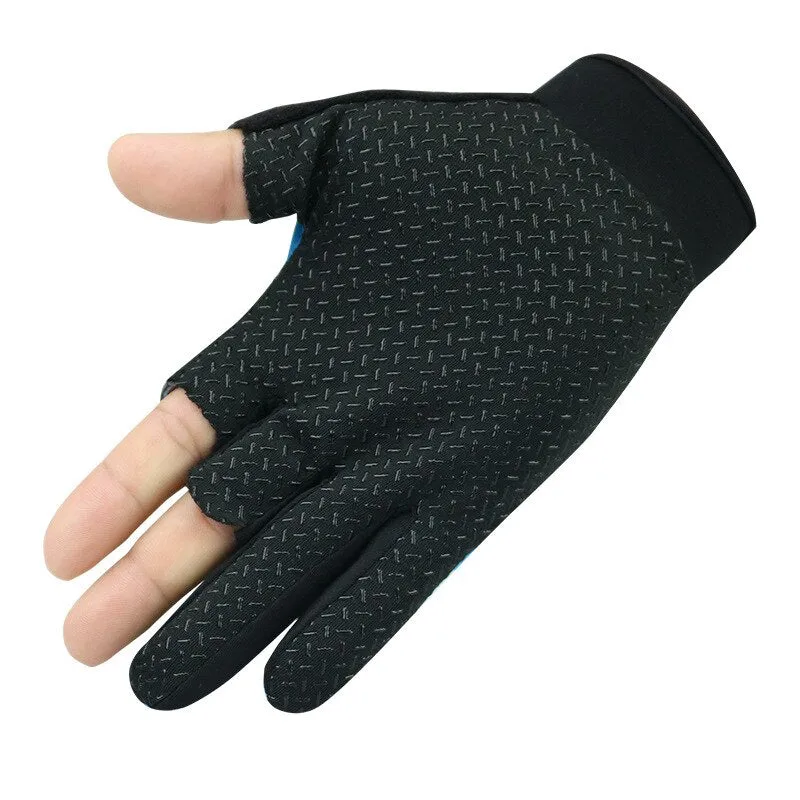 Three finger cut sport fishing gloves finger protector gloves