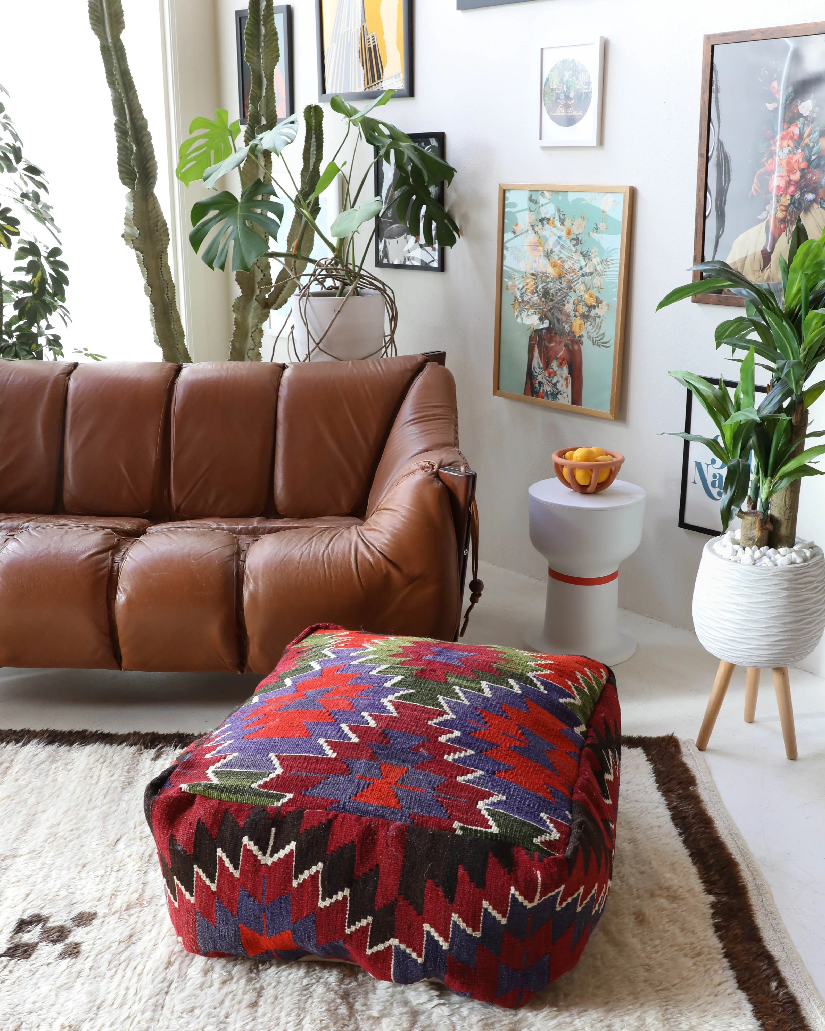 Turkish Kilim Floor Cushion