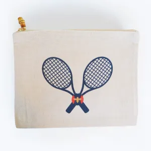 Tweed Tennis Zipper Bag