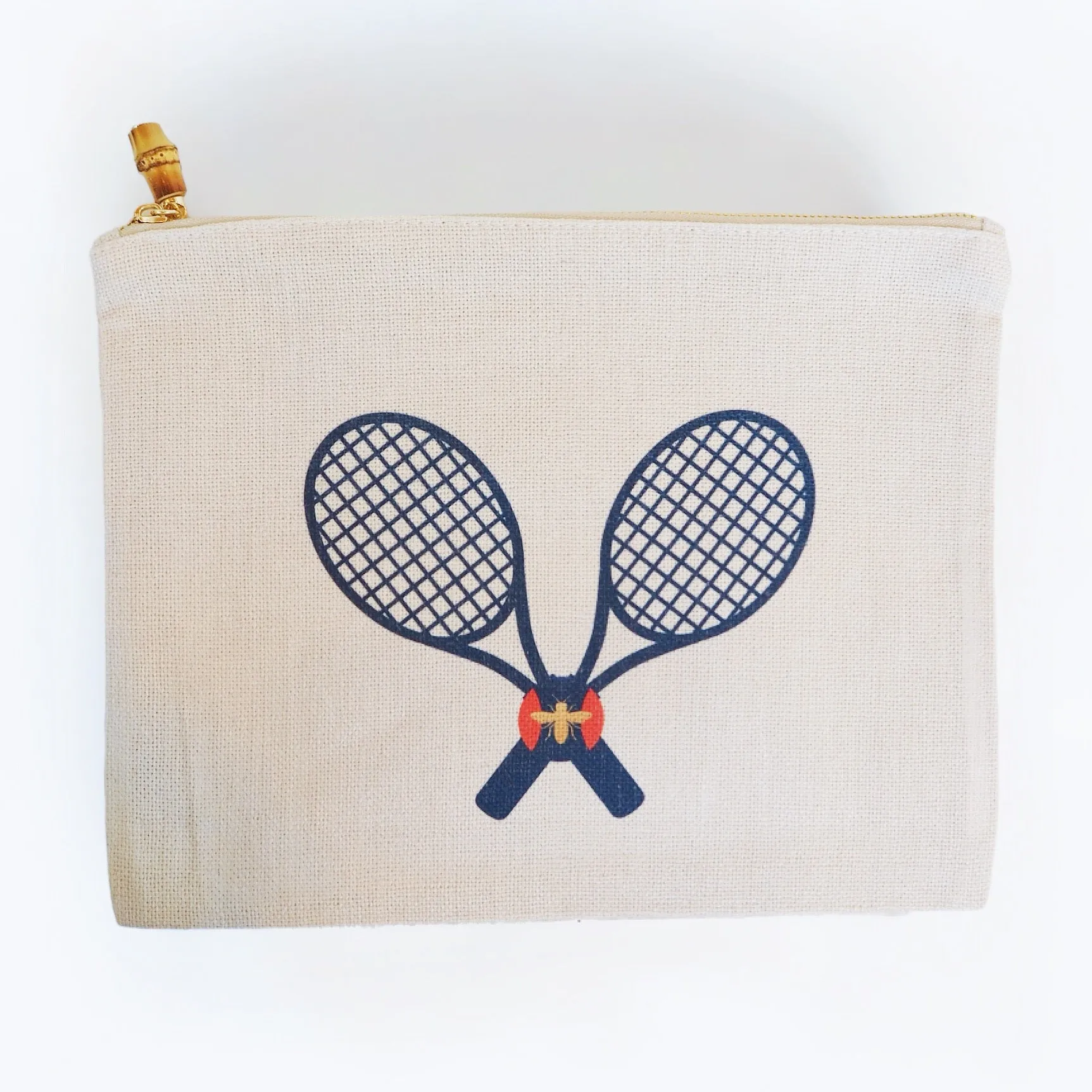 Tweed Tennis Zipper Bag