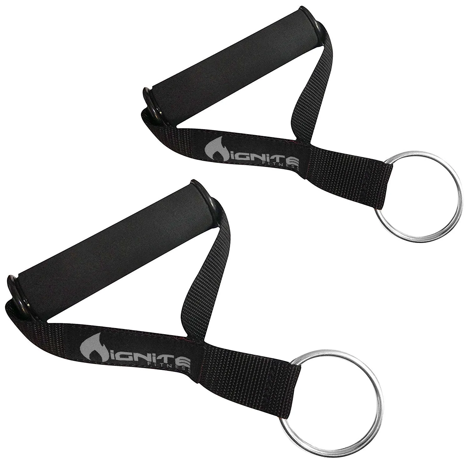 Ultra Heavy Duty Elite Exercise Handles Gray