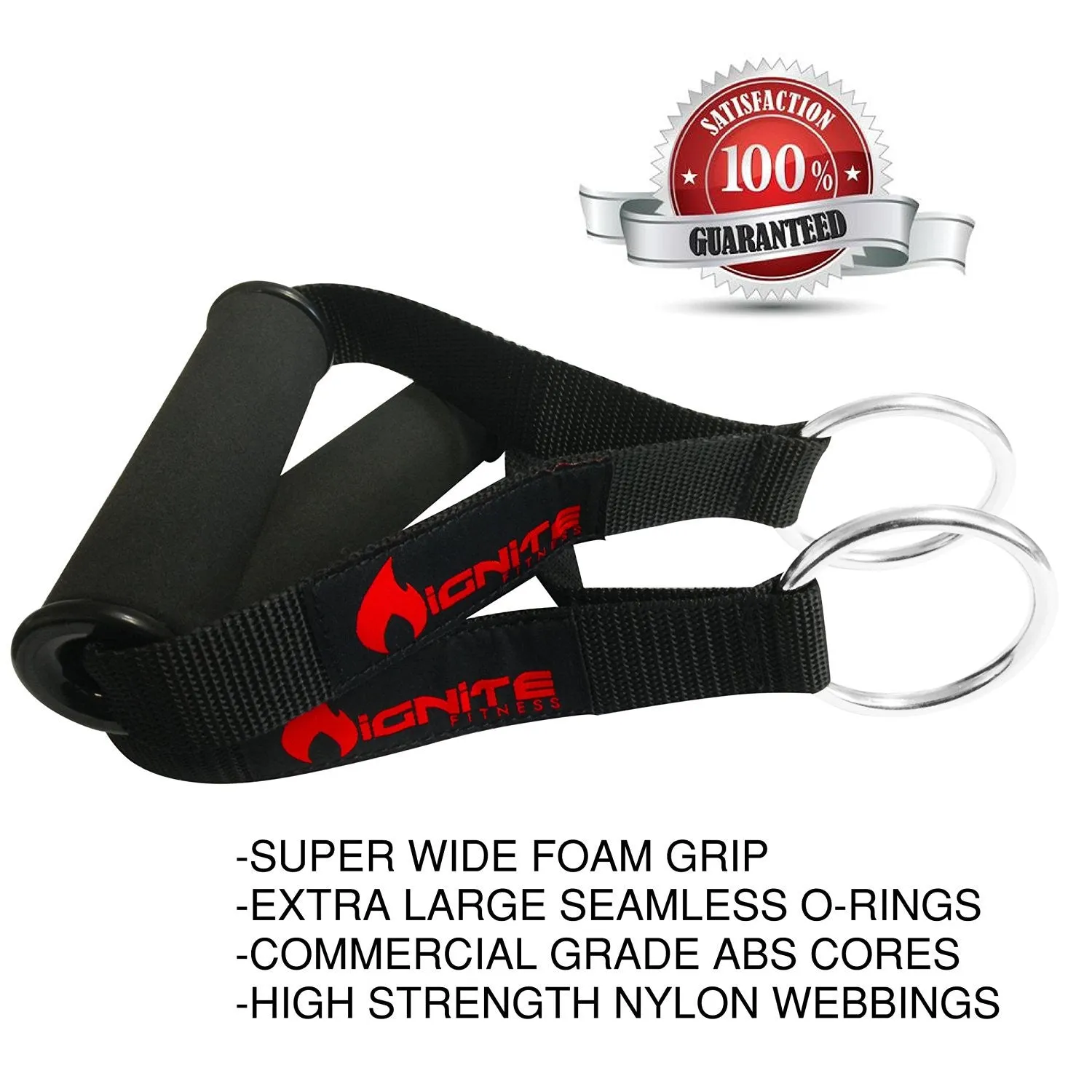Ultra Heavy Duty Elite Exercise Handles Red