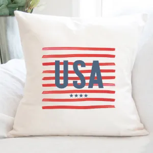 USA - Square Canvas Pillow