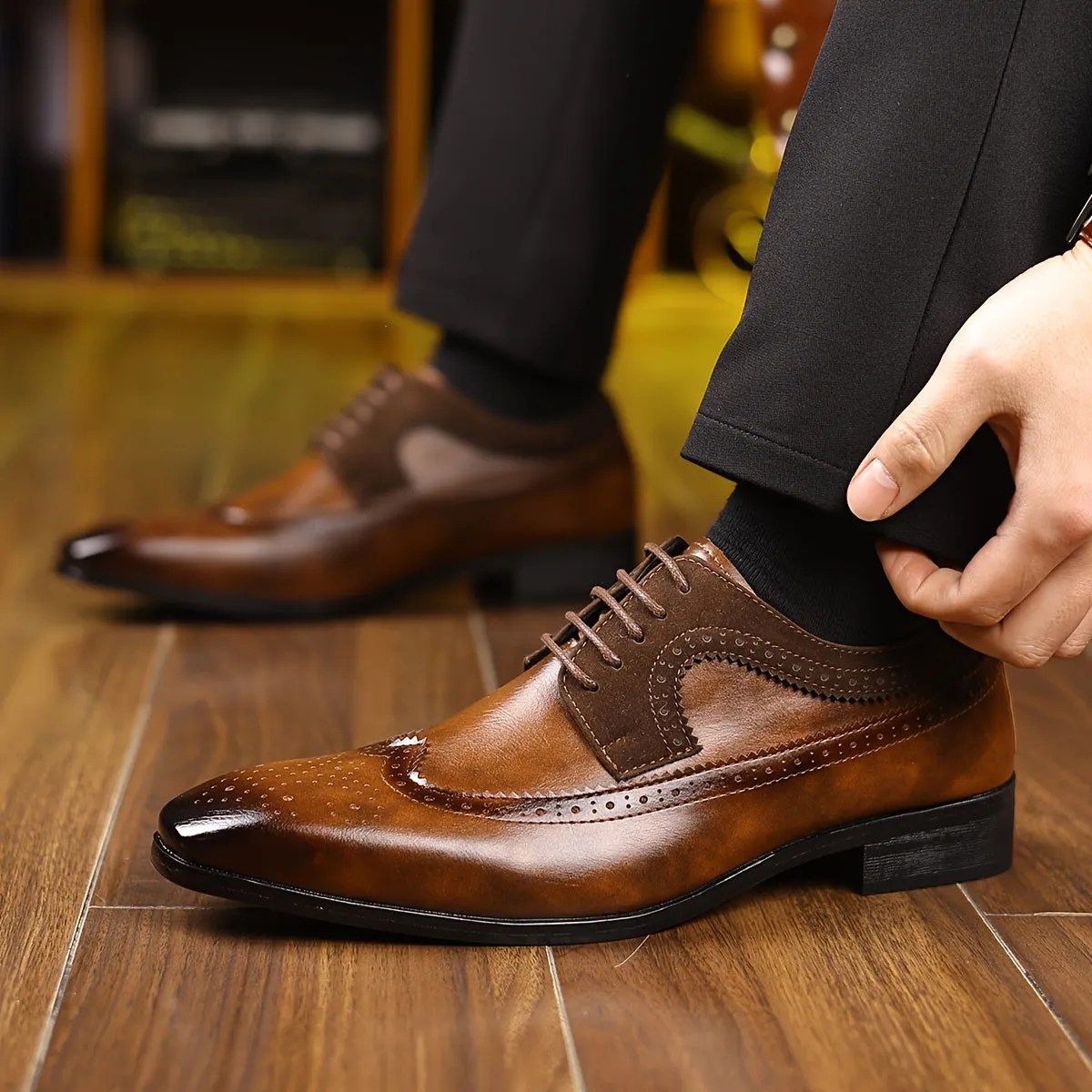 Veneto Two-Tone Brogues