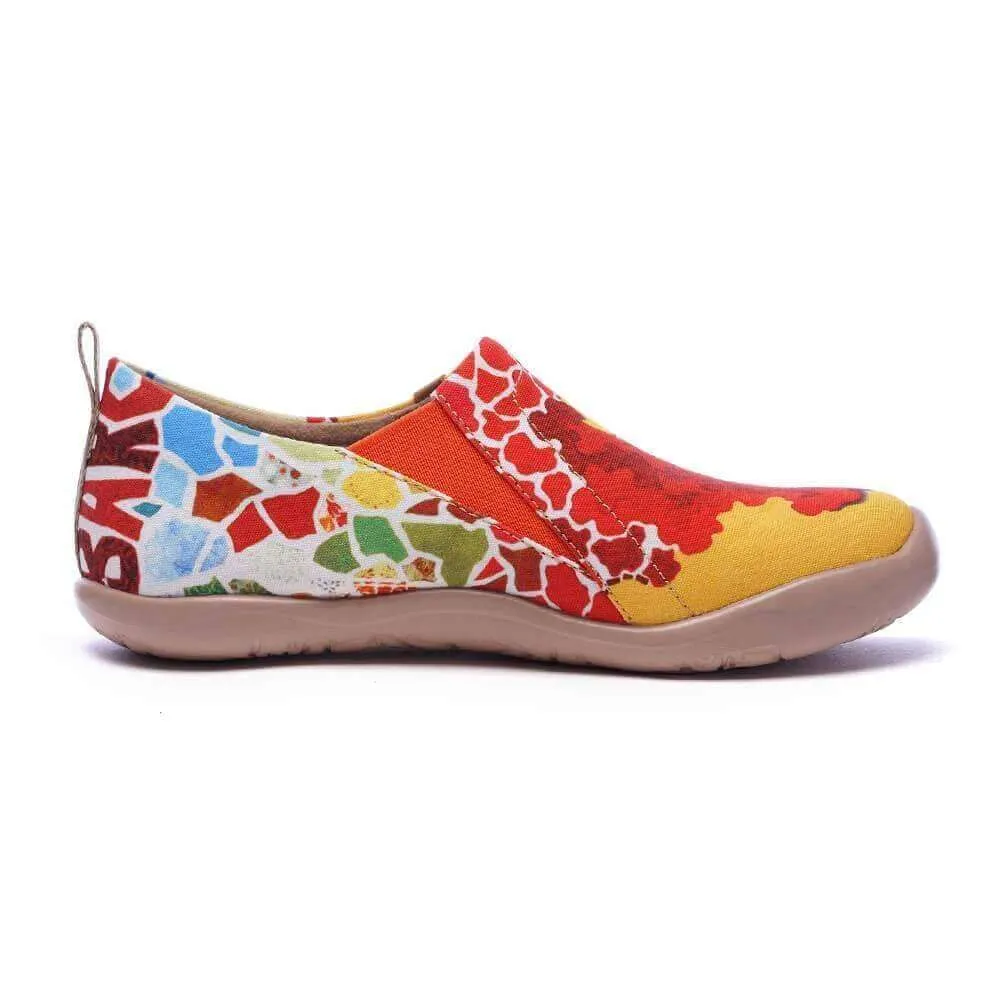 VIVA LA VIDA Women Art Painted Slip-on Shoes
