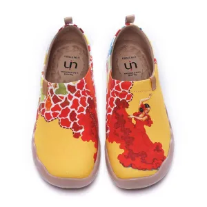 VIVA LA VIDA Women Art Painted Slip-on Shoes