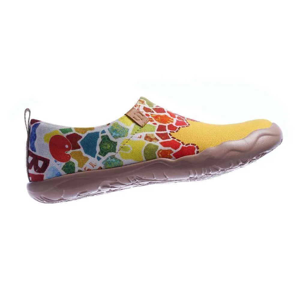 VIVA LA VIDA Women Art Painted Slip-on Shoes
