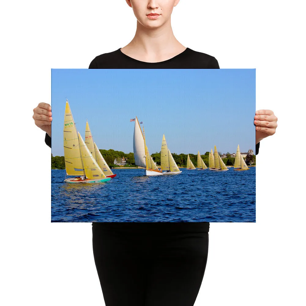 WH-15s Racing, "Cat on the Course", Canvas Prints