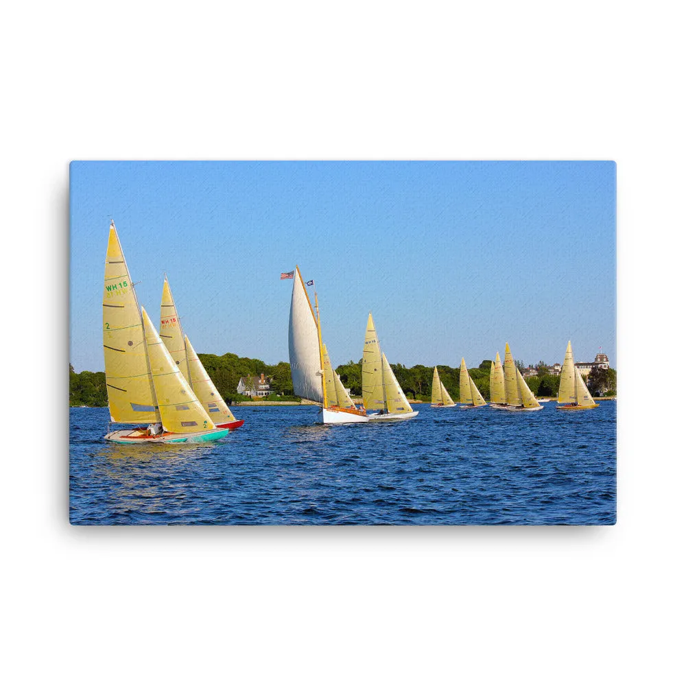 WH-15s Racing, "Cat on the Course", Canvas Prints