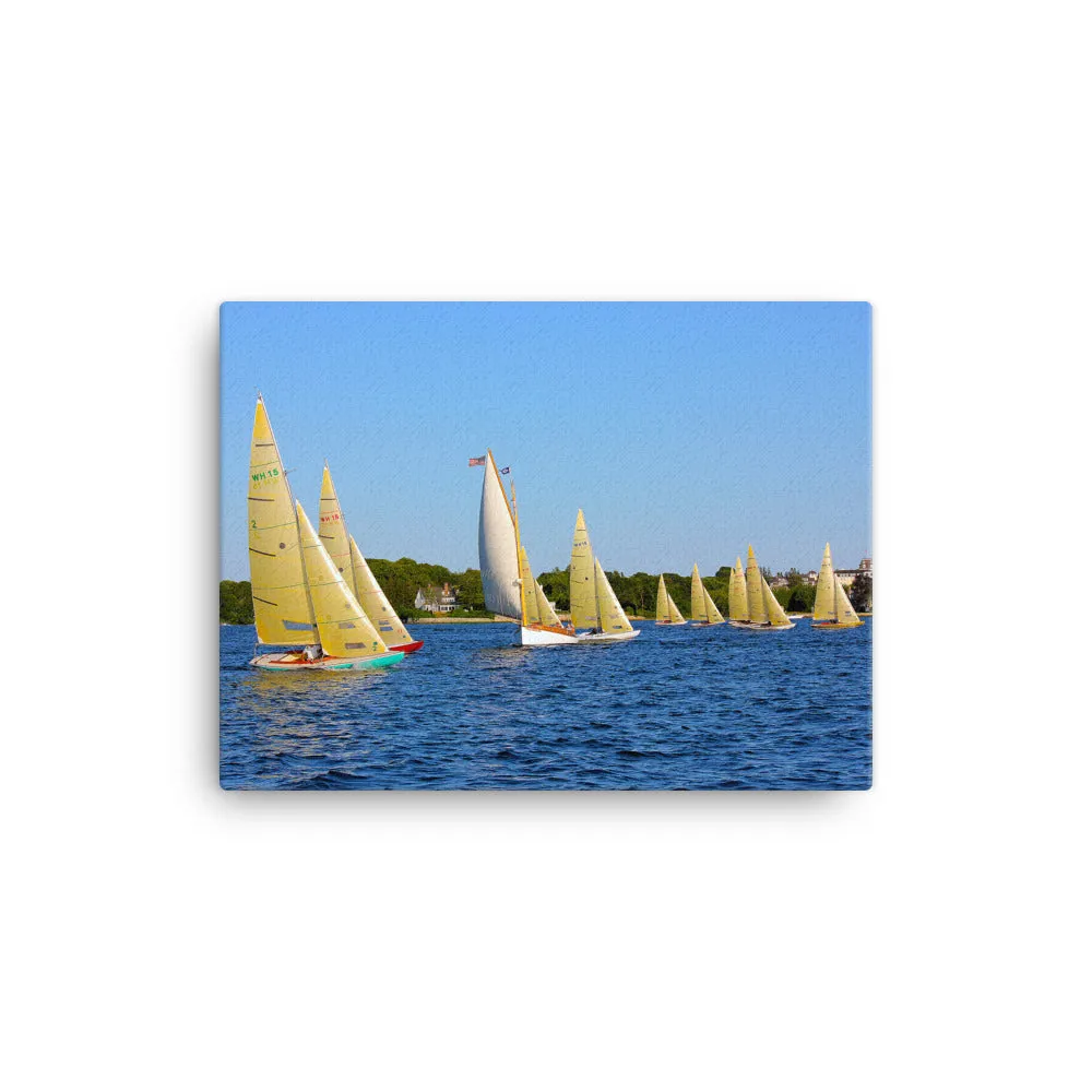 WH-15s Racing, "Cat on the Course", Canvas Prints