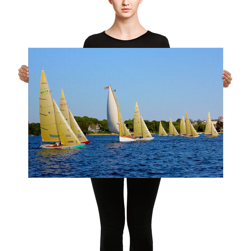 WH-15s Racing, "Cat on the Course", Canvas Prints