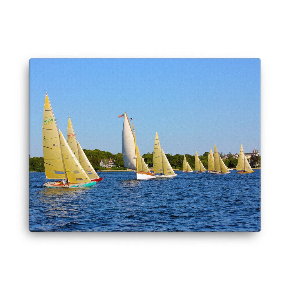 WH-15s Racing, "Cat on the Course", Canvas Prints