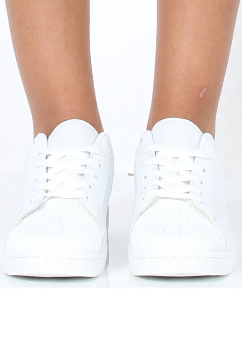 White Shell Toe Trainers - Jordan