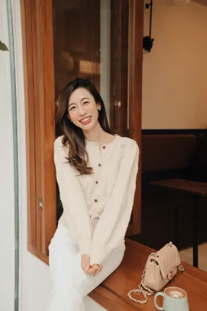 Willow Embroidery Knit Cardigan