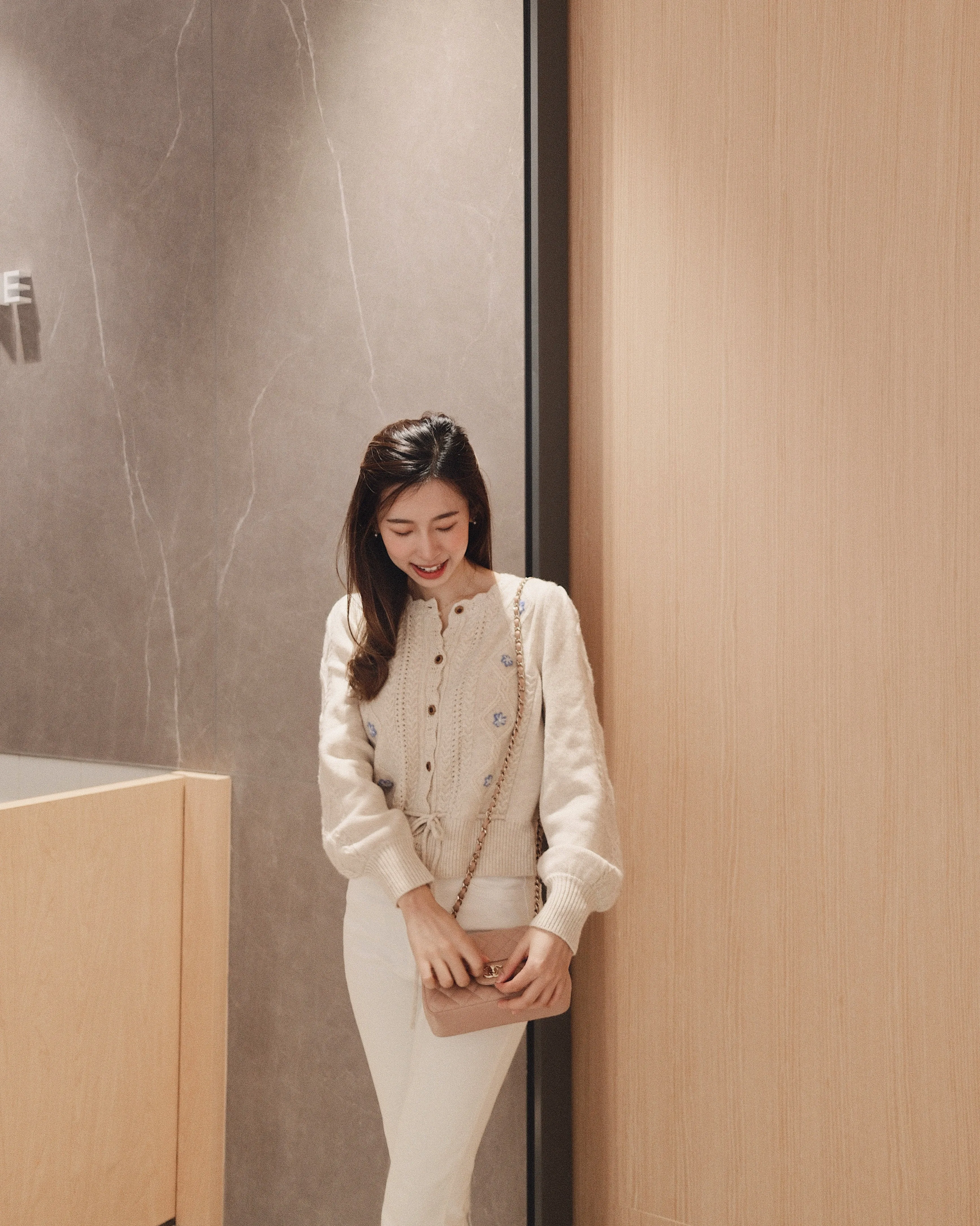Willow Embroidery Knit Cardigan