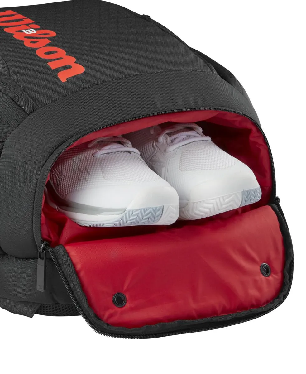 Wilson Clash v3 Backpack Racquet Bag (Black/Infrared)
