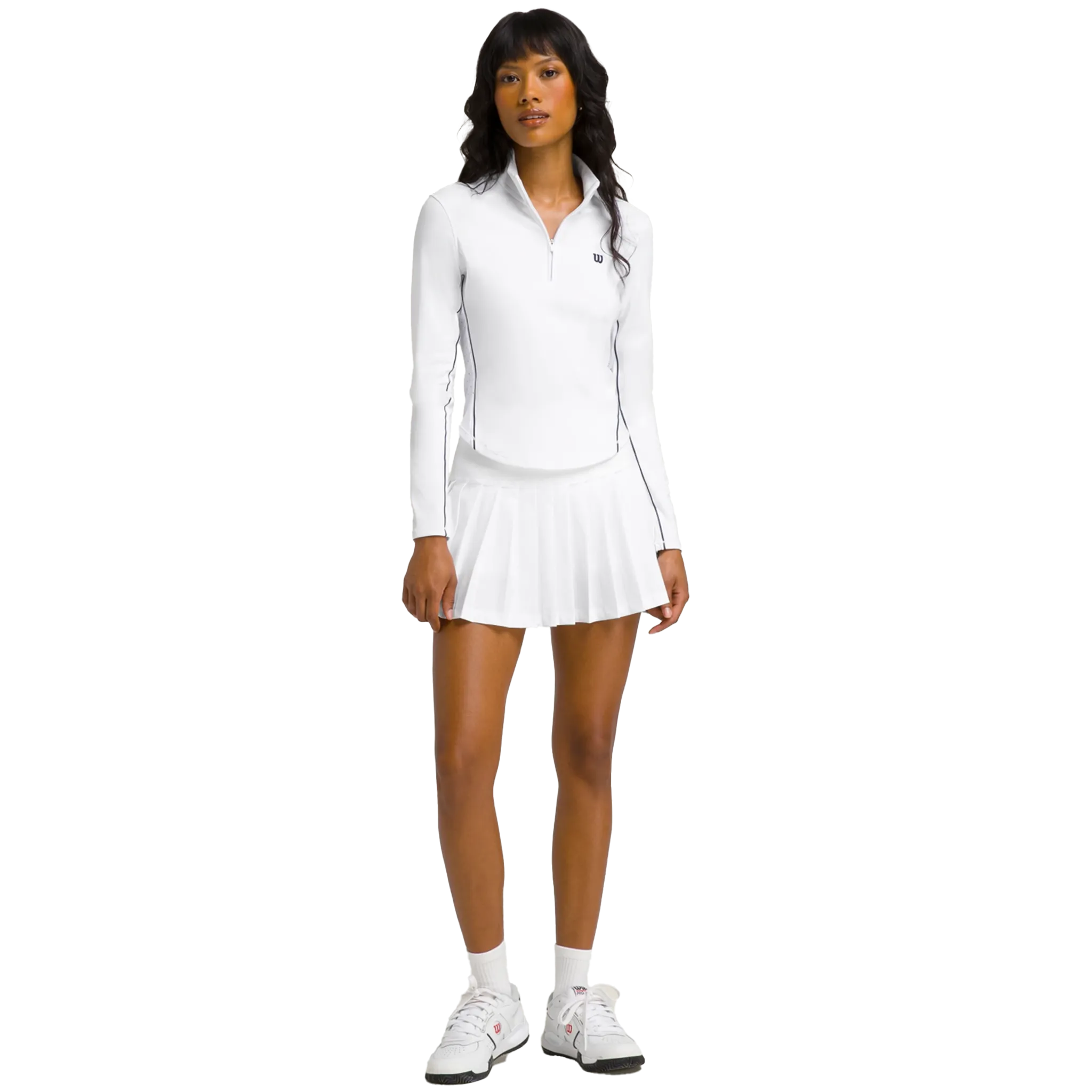 Wilson Midtown Tennis Skirt Bright White