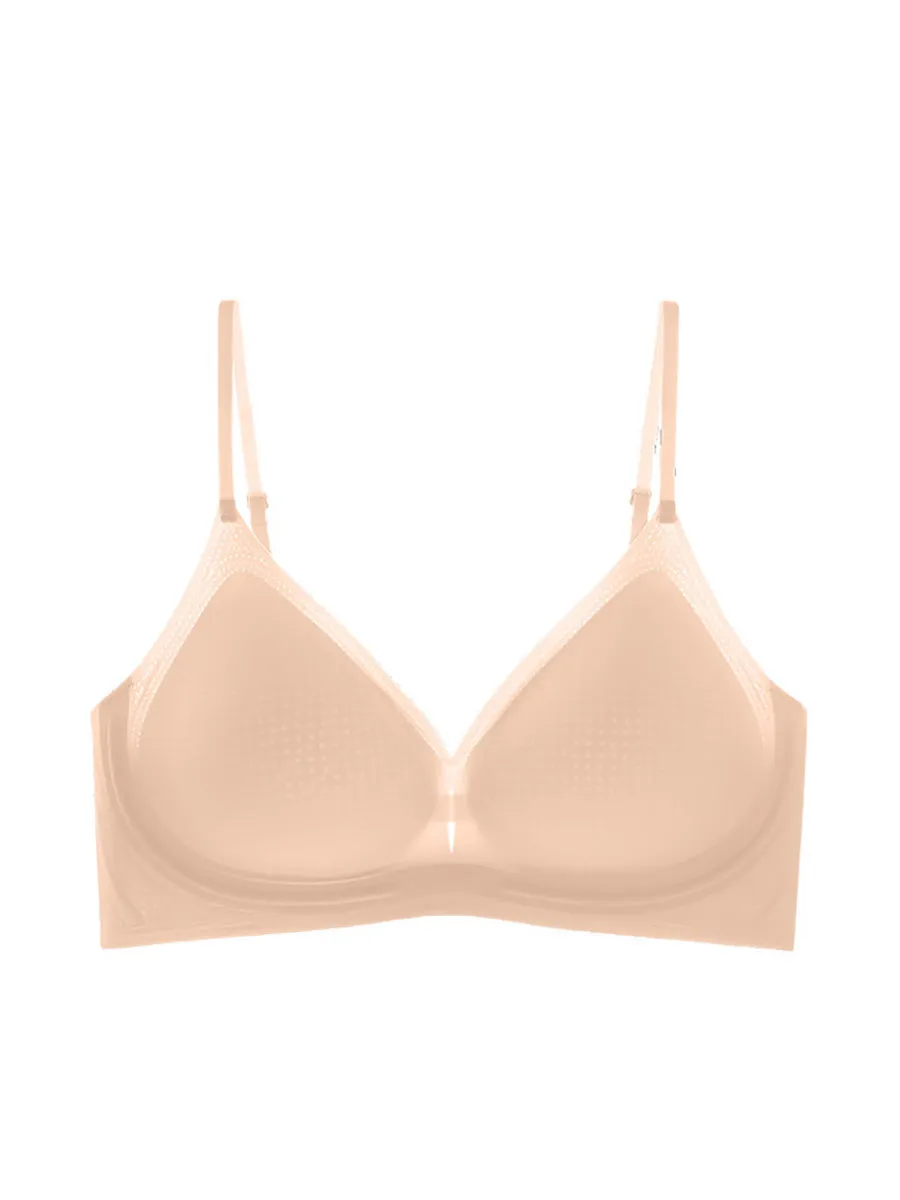 Women Casual Pure Color Push-up Bra
