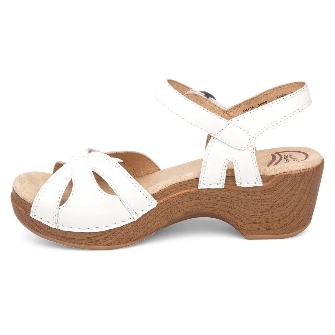 Women's Dansko | Season Full Grain Leather Sandal | White