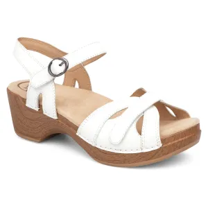 Women's Dansko | Season Full Grain Leather Sandal | White