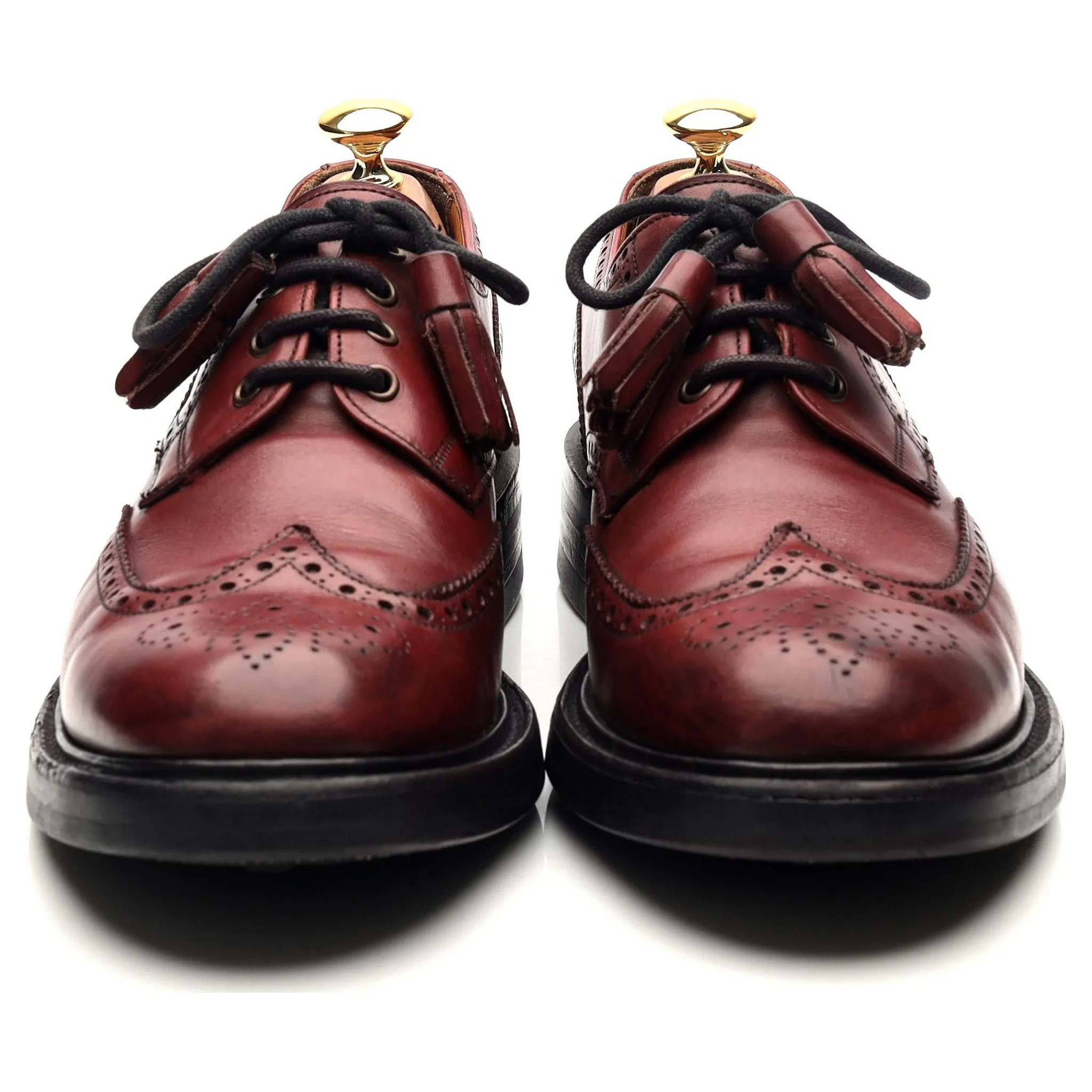 Women's 'Esme' Burgundy Leather Brogues UK 6.5 D