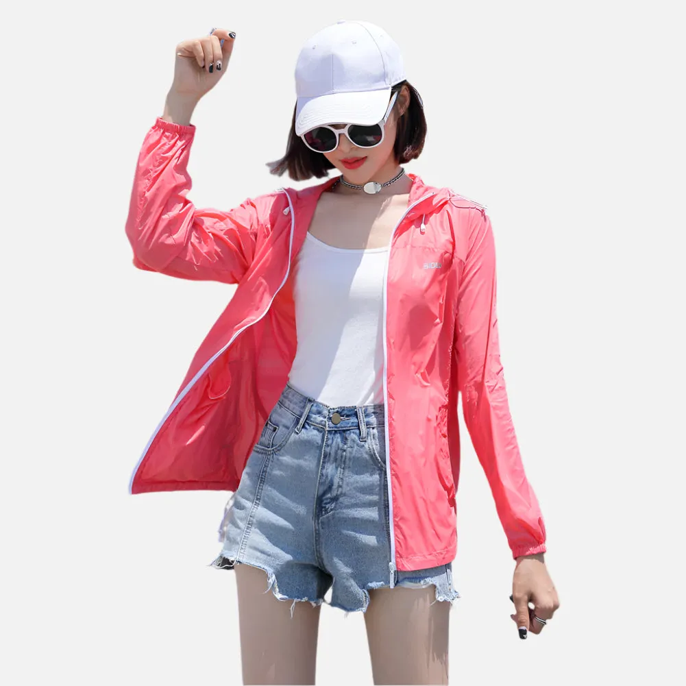 Women's Nylon Breathable Lightweight UPF 50  Jacket