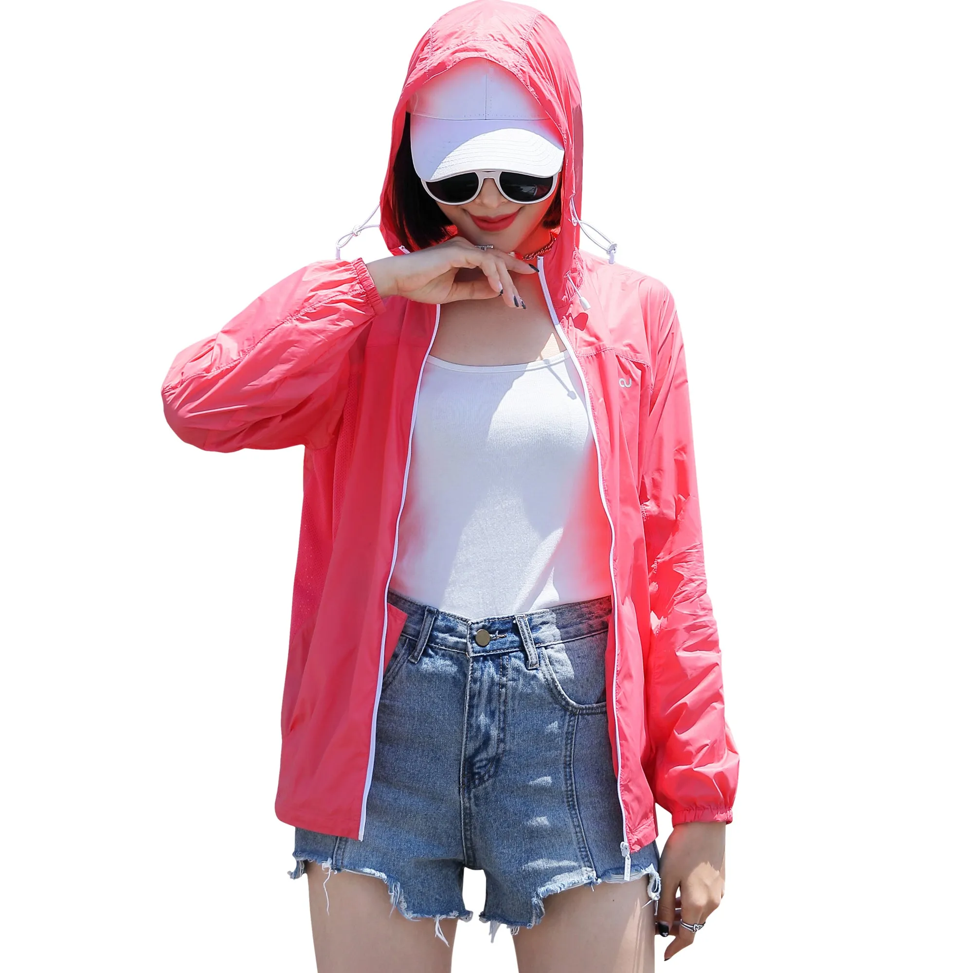 Women's Nylon Breathable Lightweight UPF 50  Jacket