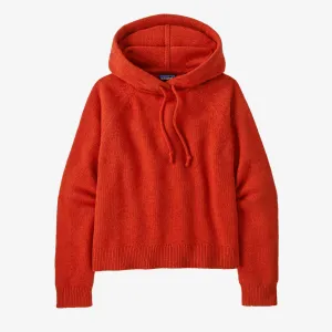 Women's Patagonia | Recycled Wool Blend Hooded Sweater | Madder Red