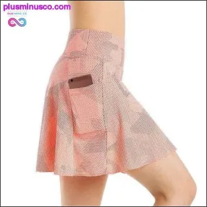 Women's Pocket Sports Tennis Skort - Running Tennis Golf
