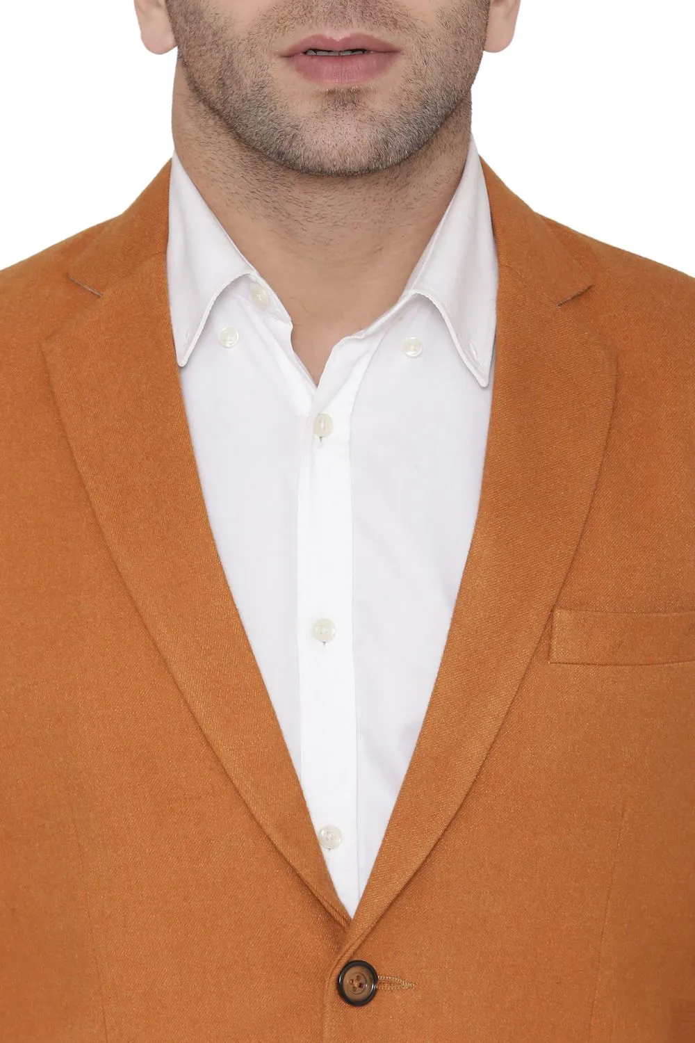 Wool Orange Blazer