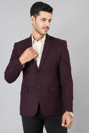 Wool Purple  Blazer