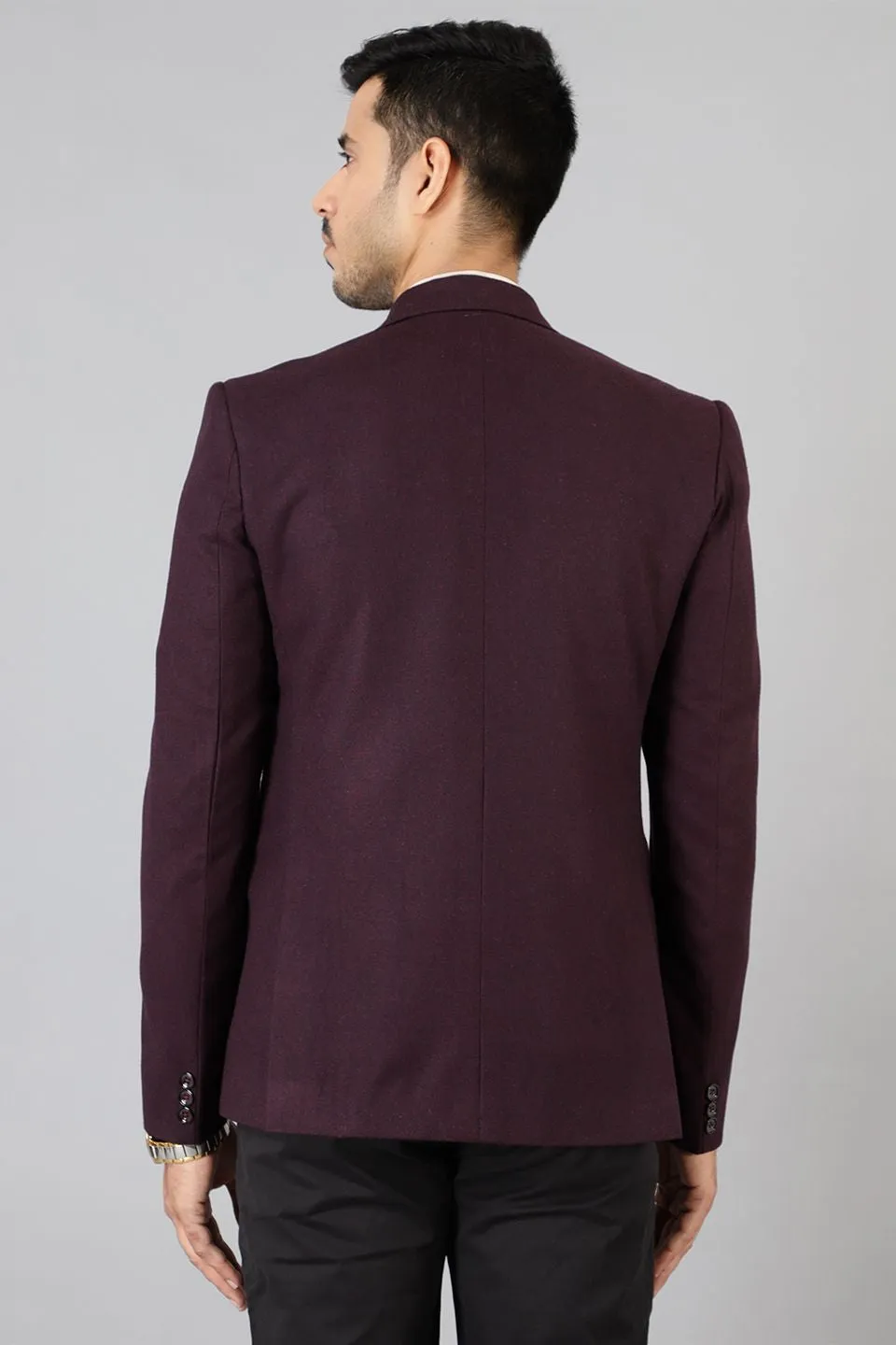 Wool Purple  Blazer