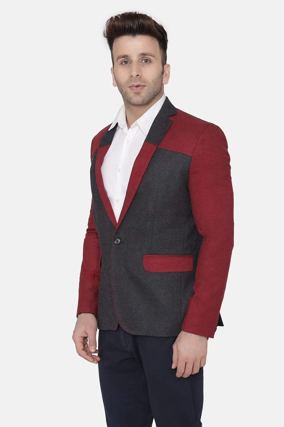 Wool Red Blazer