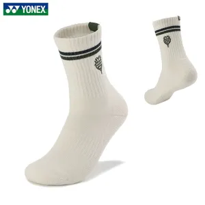 YONEX SPORT Men Socks 25-28cm 19215-200 WHITE