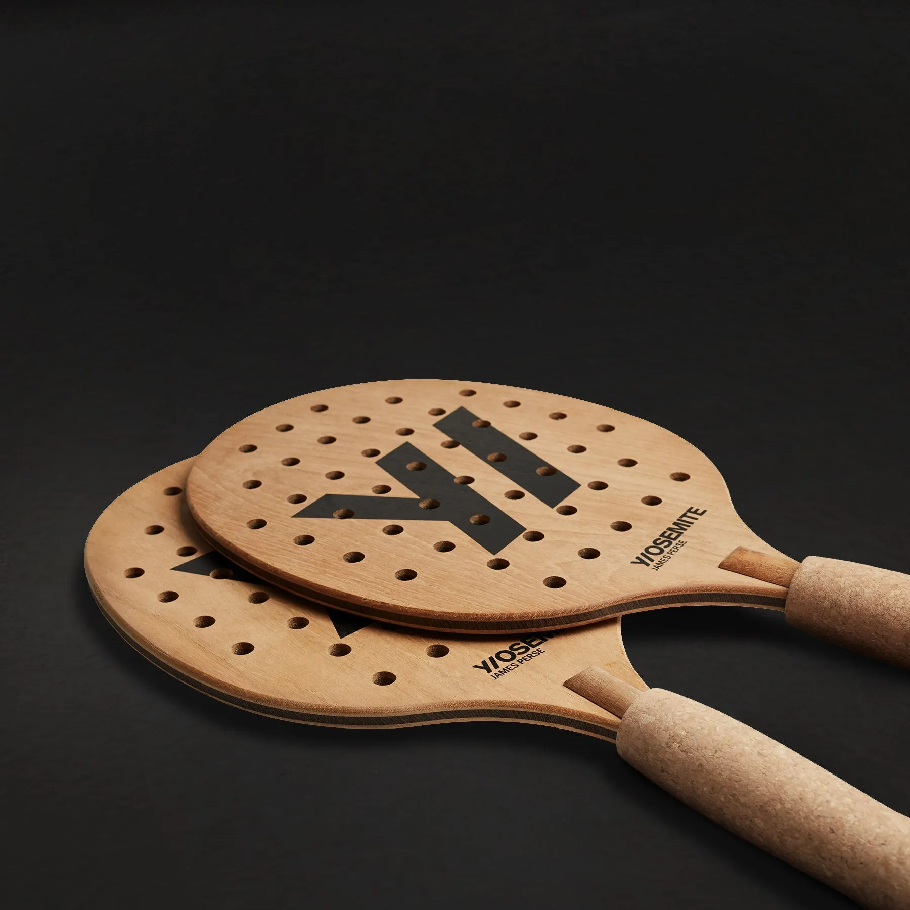 Y/OSEMITE Printed Teak Paddleball Set - Black